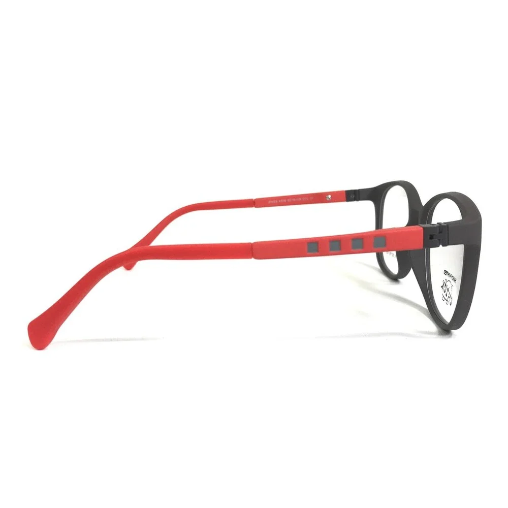 Chick Eyeglasses Frames K518 COL 27 Brown Red Square Full Rim 52-16-125